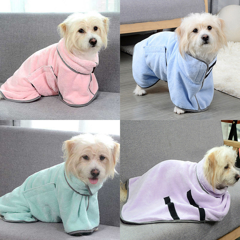 Quick-Dry Pet Bathrobe