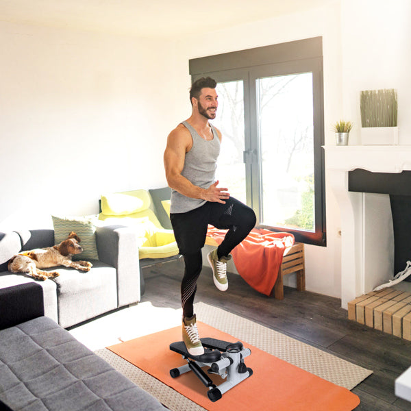 Mini Stepper with Resistance Bands
