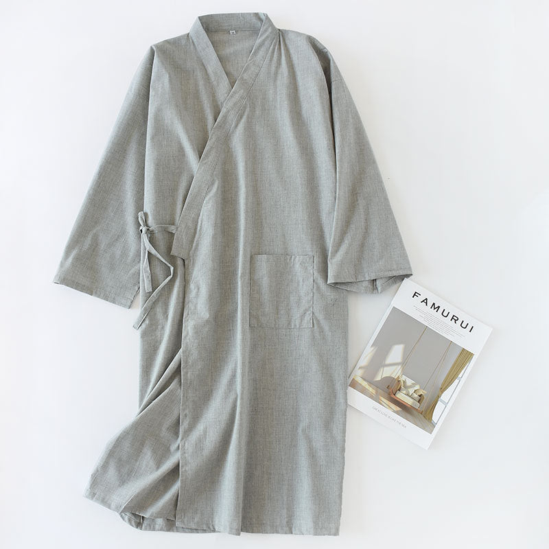 Men's Lightweight Cotton Robe