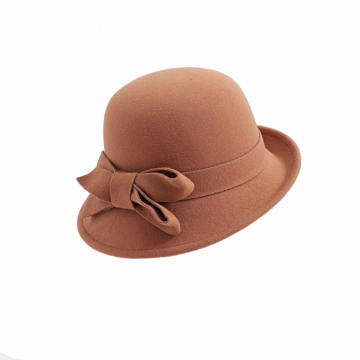 French Retro Wool-Blend Bowler Hat