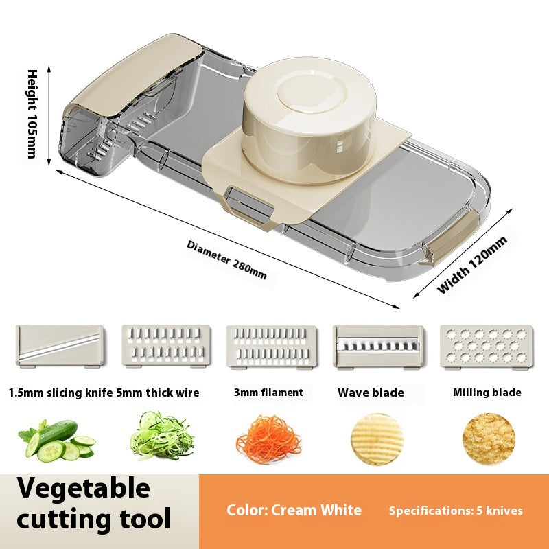 2-in-1 Vegetable Chopper & Drainer