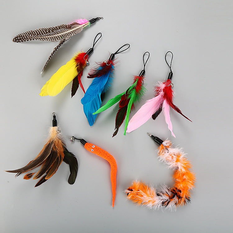 Cat Teaser Wand Set (10 pcs)