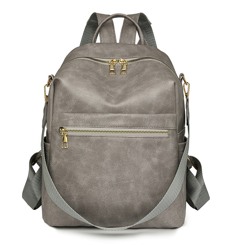 PU Leather Travel Backpack