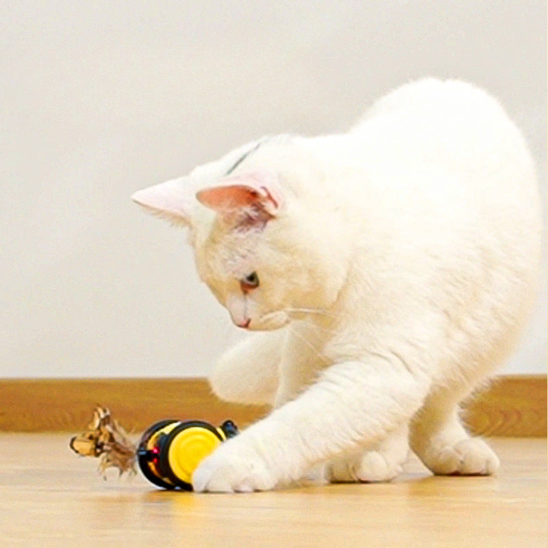 Electric Running Bee Cat Toy