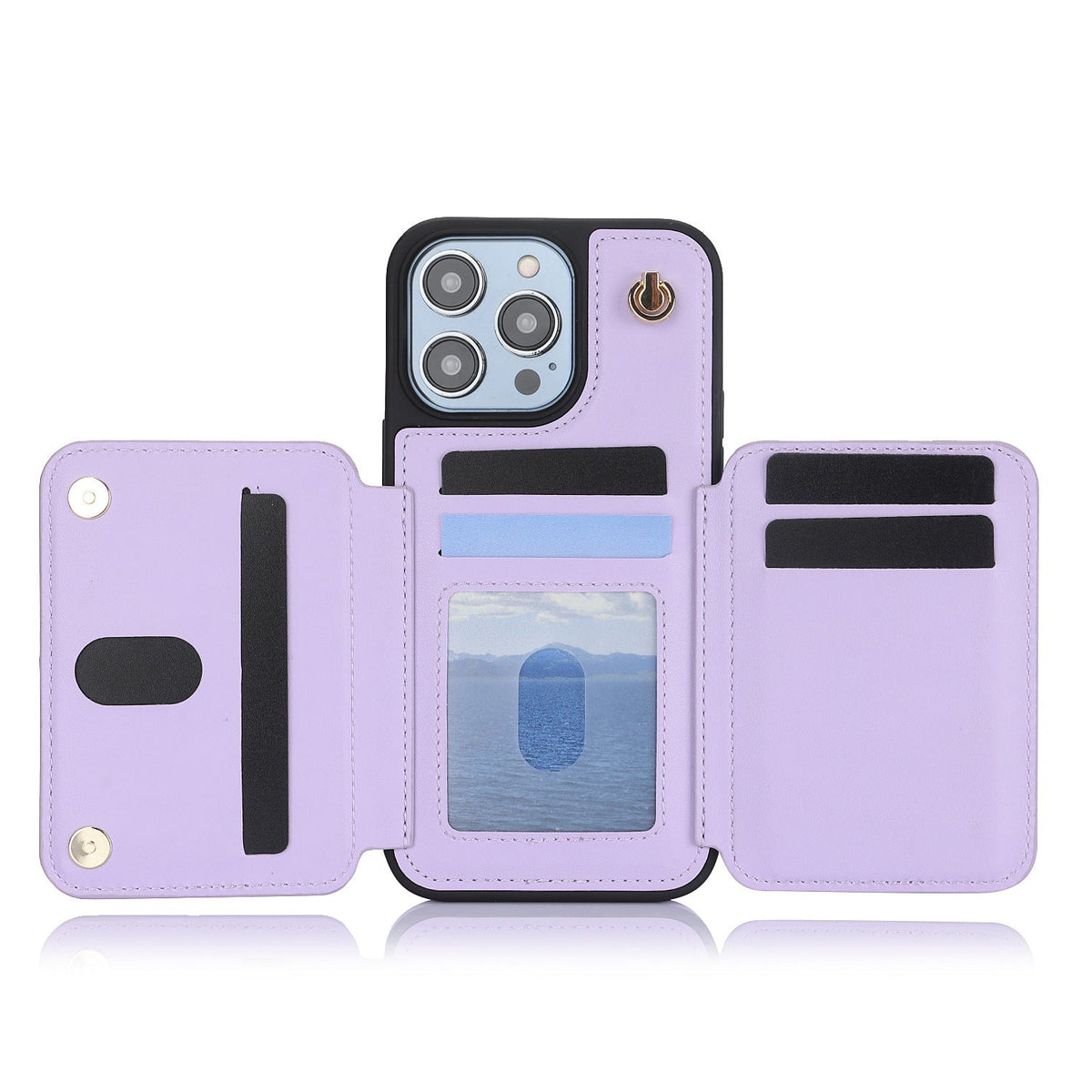 Zip Card Wallet Crossbody Phone Case