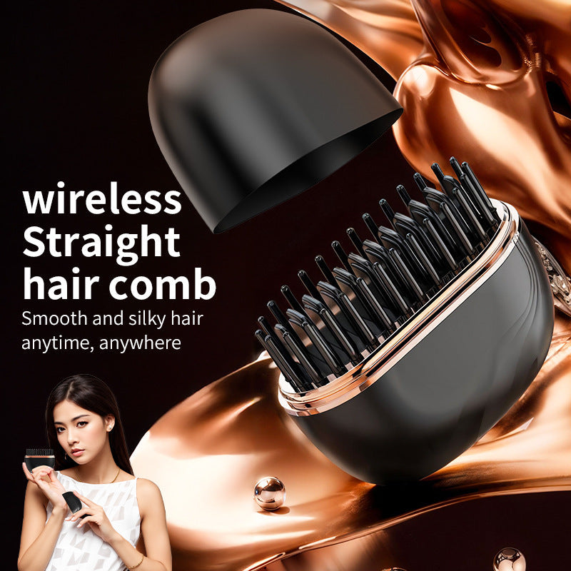 Cordless Mini Hair Straightener Comb