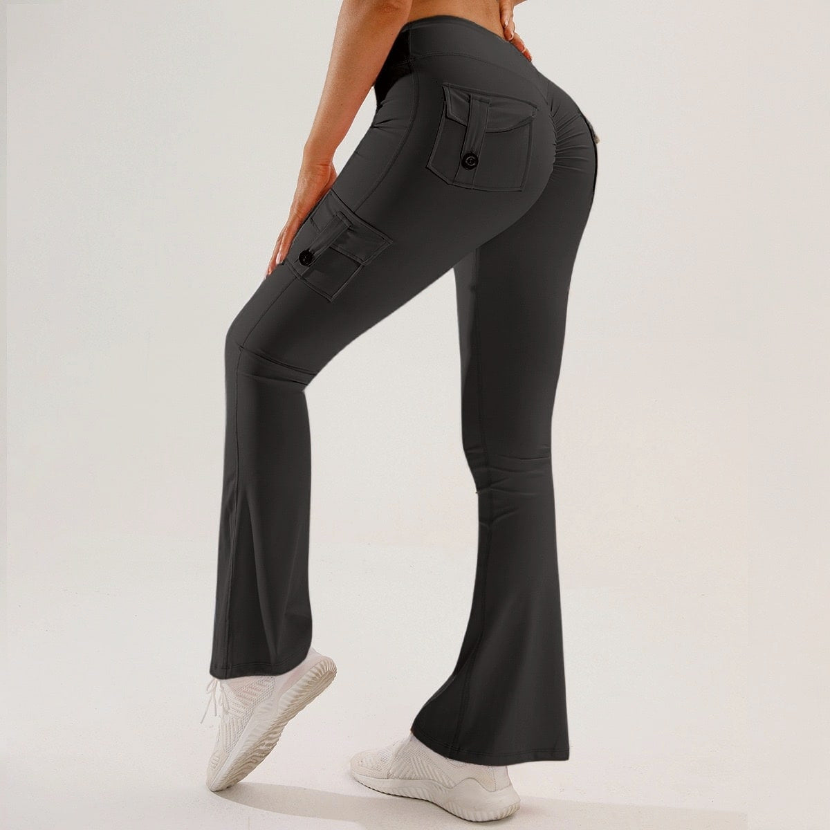 Women's Flared Yoga Cargo Pants