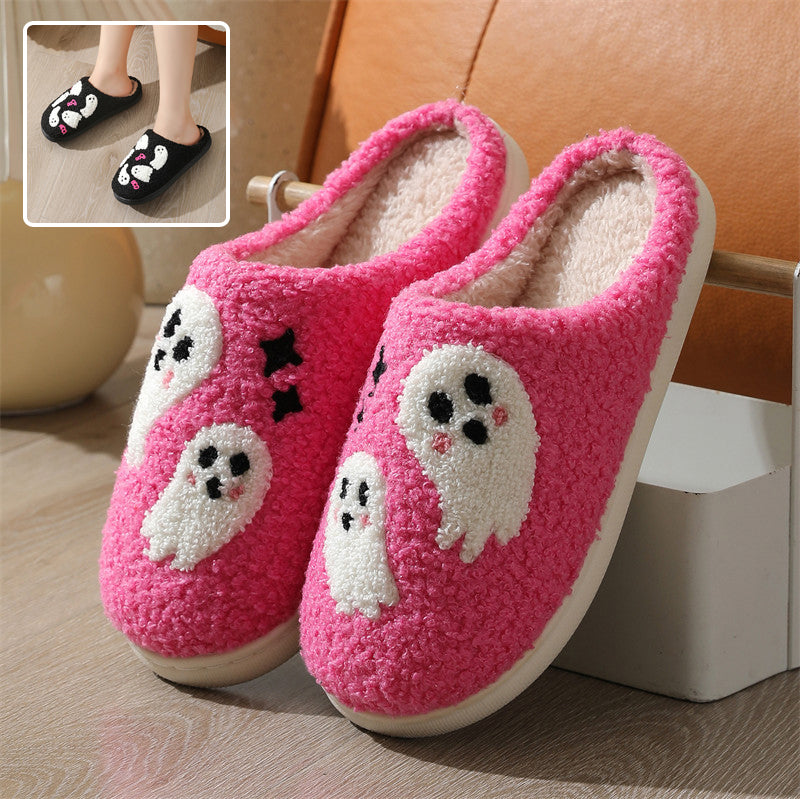 Cute Ghost Plush Slippers