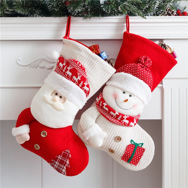 Big Knit Christmas Stocking