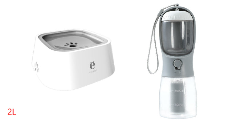 Anti-Splash Floating Pet Water Bowl (1.5 L)