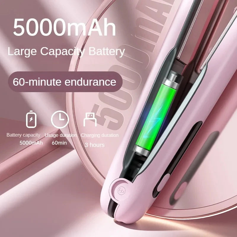 Cordless 2-in-1 Mini Flat Iron & Curler
