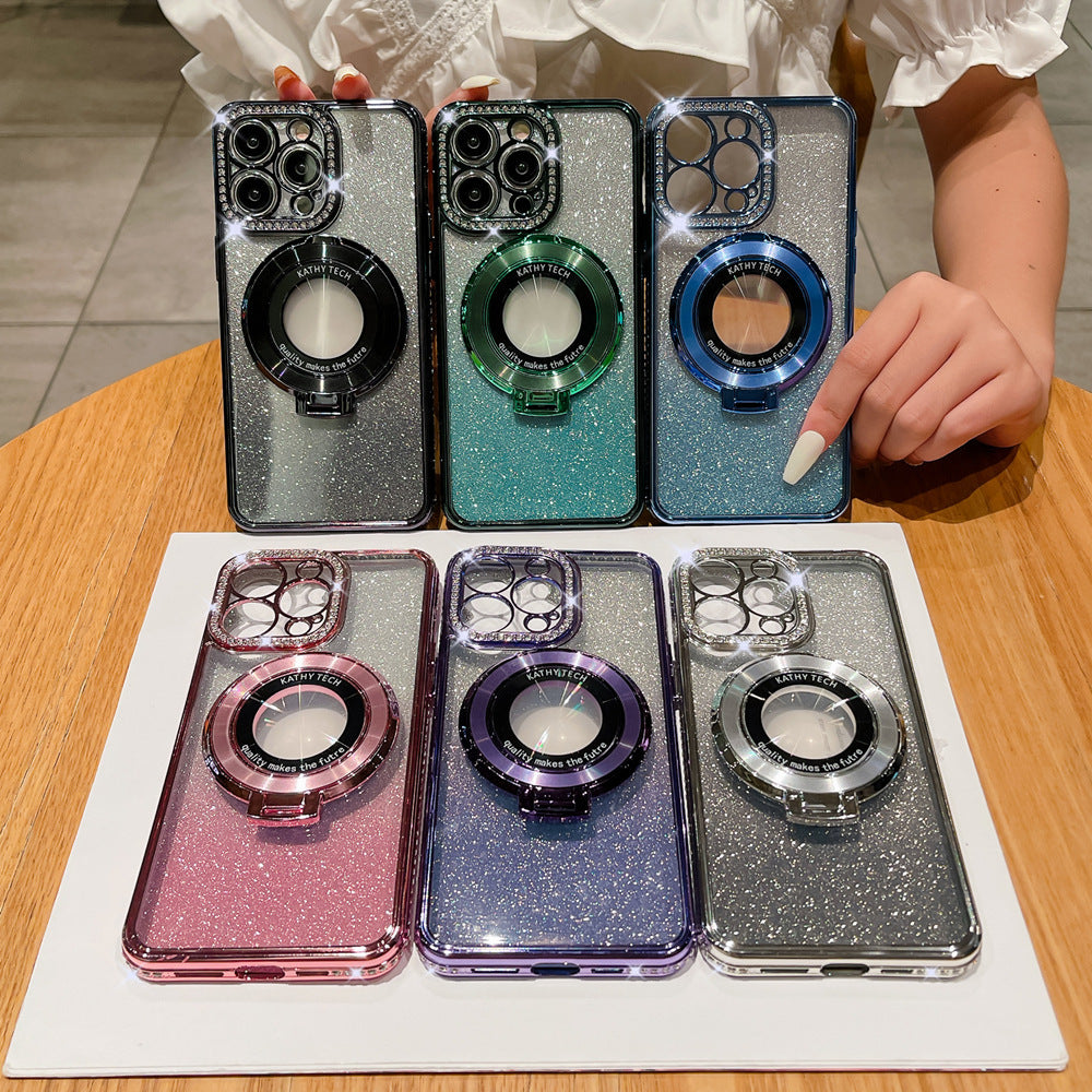 Glitter Magnetic Stand Phone Case