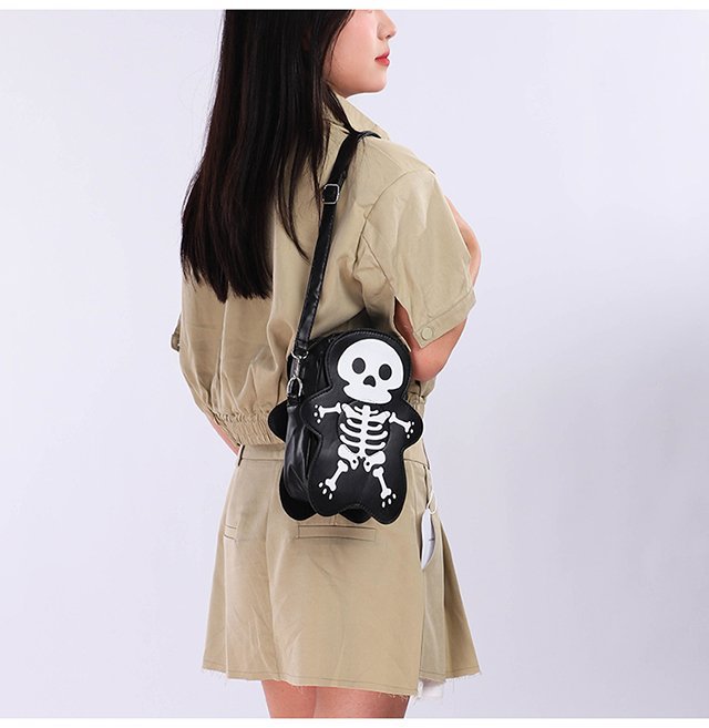 Cute Skull Crossbody Phone Bag
