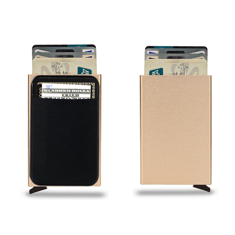 Slim Metal Card Holder Wallet