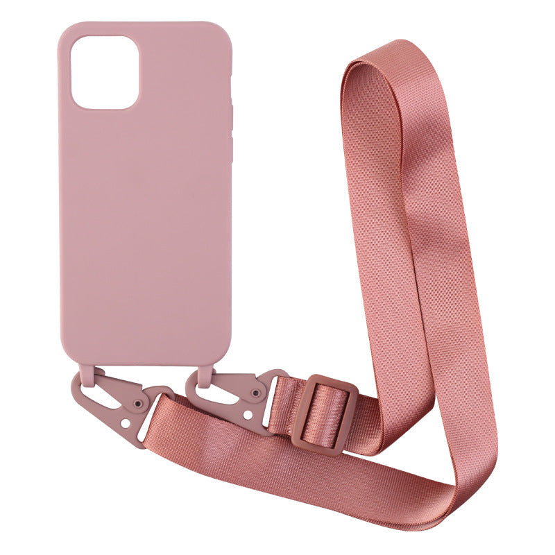 Solid Color Lanyard Case