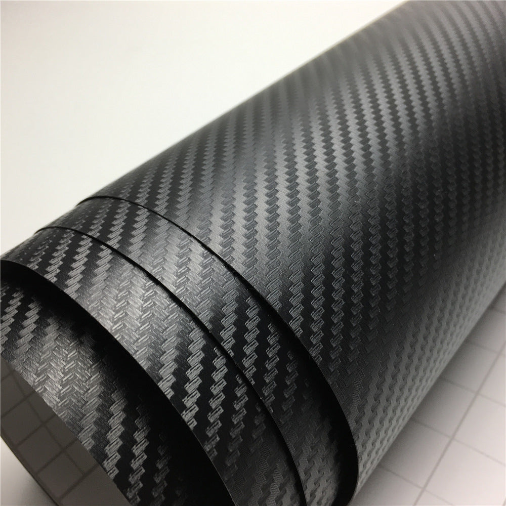Glossy 3D Carbon Fiber Vinyl Wrap