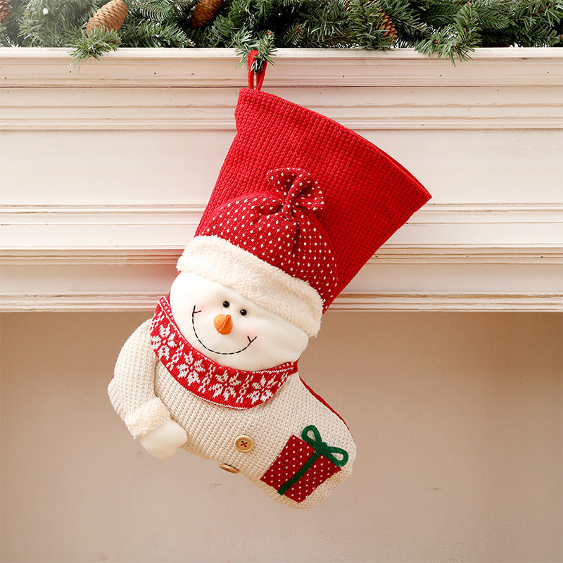 Big Knit Christmas Stocking