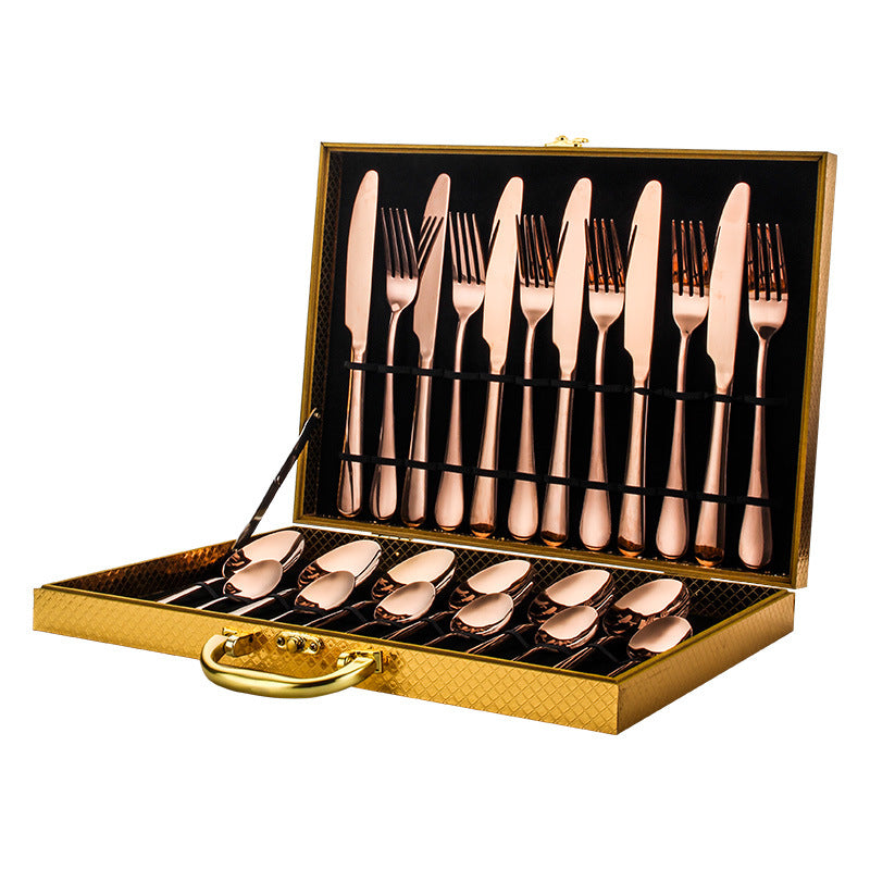 24-Piece Stainless Steel Flatware Set