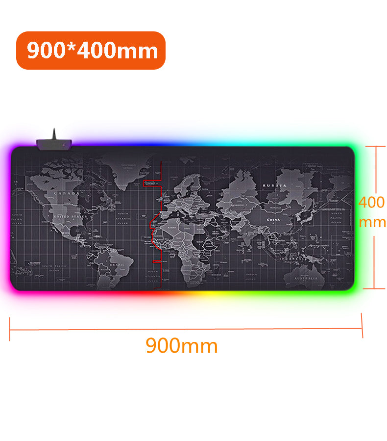 RGB Light-Up Gaming Desk Mat