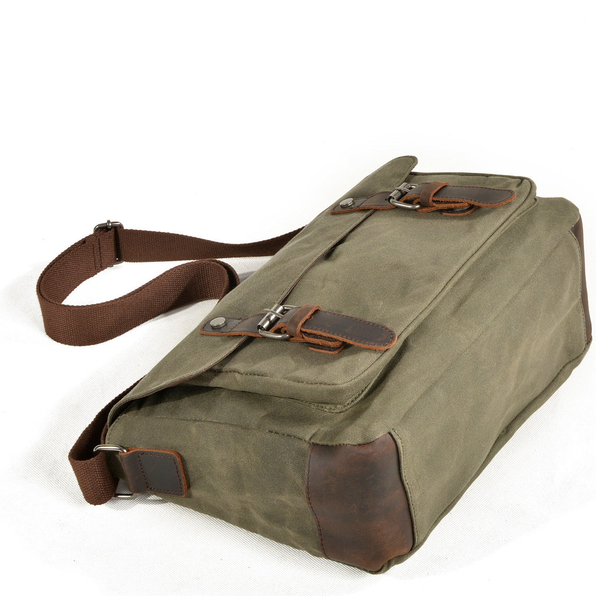 Washed Canvas Shoulder Bag