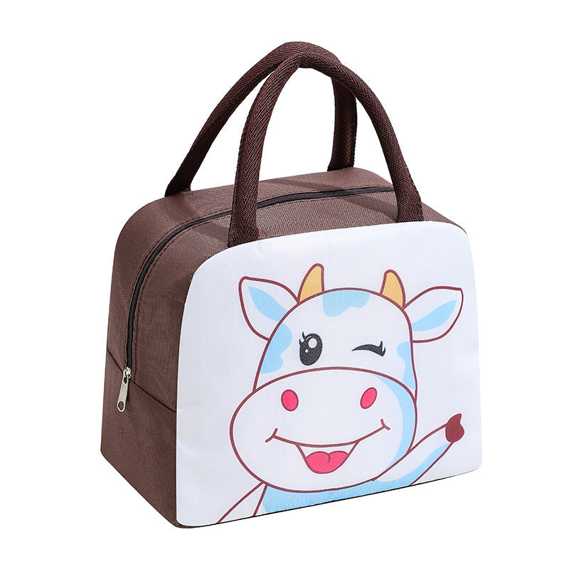 Cartoon Animal Insulated Lunch Bag