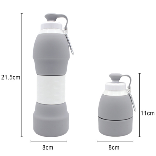 Collapsible Silicone Water Bottle