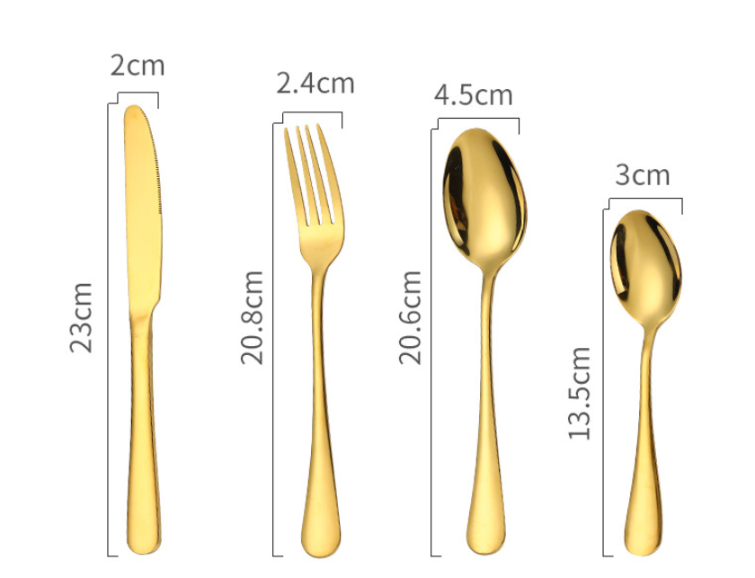 24-Piece Stainless Steel Flatware Set