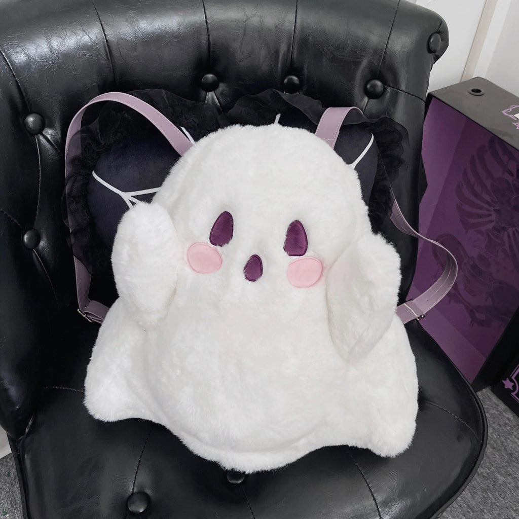 Plush Ghost Backpack