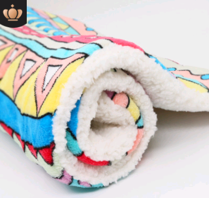 Printed Fleece Pet Blanket