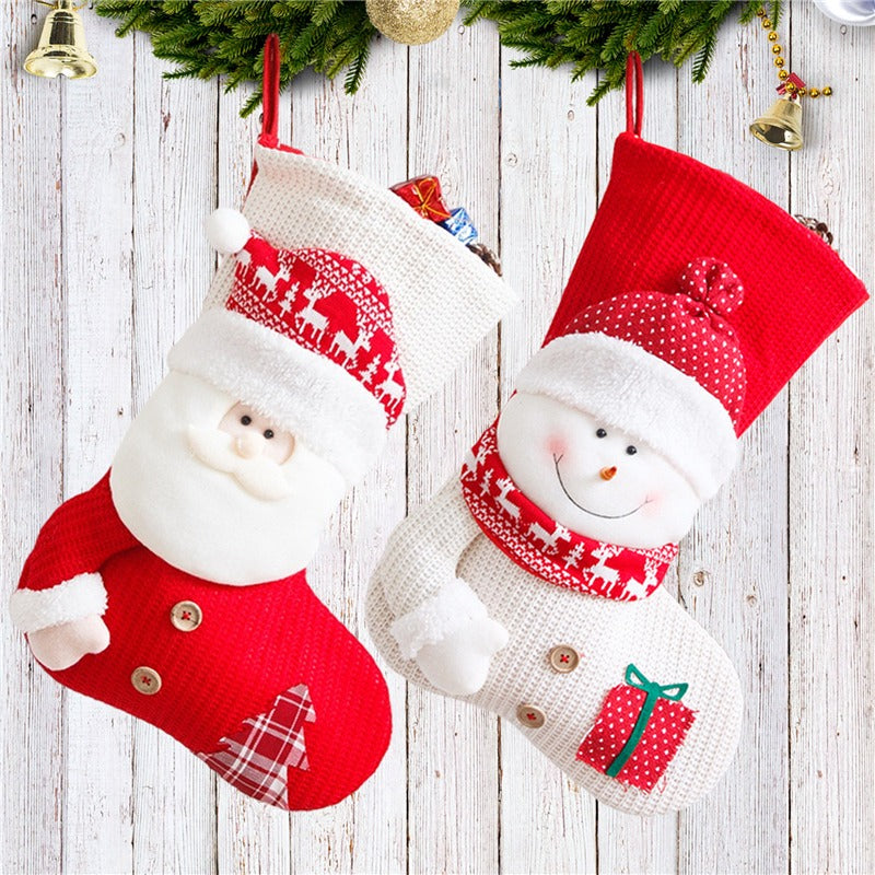 Big Knit Christmas Stocking