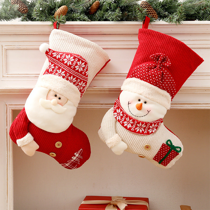 Big Knit Christmas Stocking