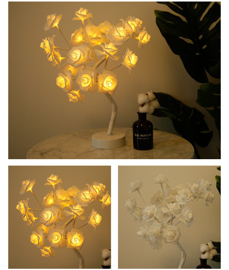 Rose Bonsai Tree Lamp