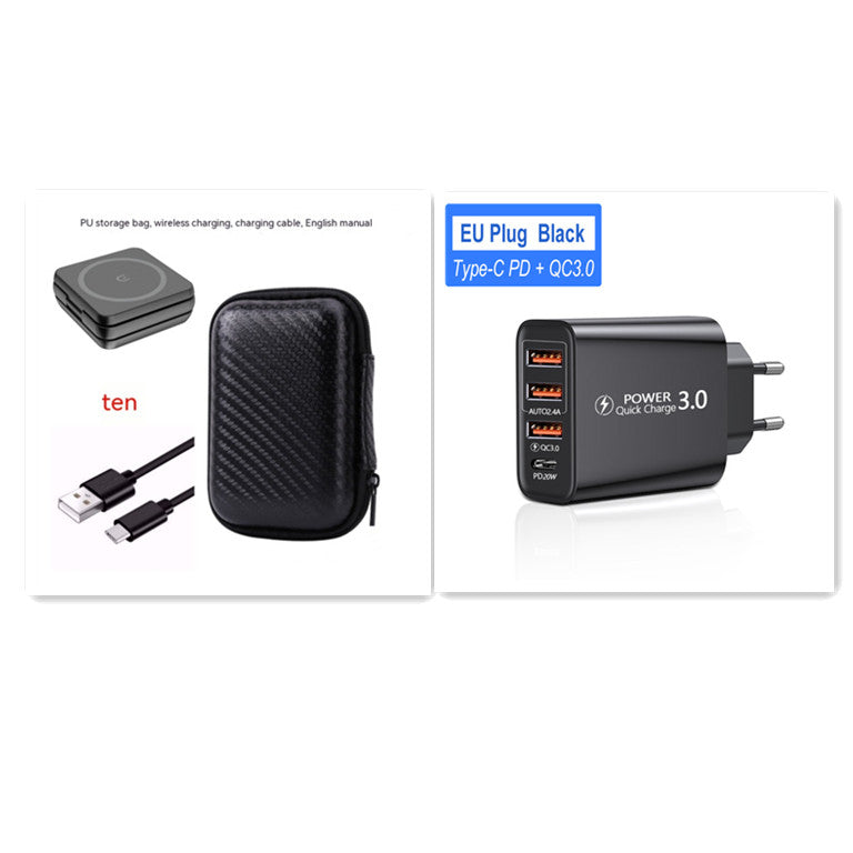 Foldable 3-in-1 Magnetic Travel Charger