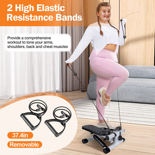 Mini Stepper with Resistance Bands