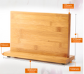 Magnetic Bamboo Knife Block