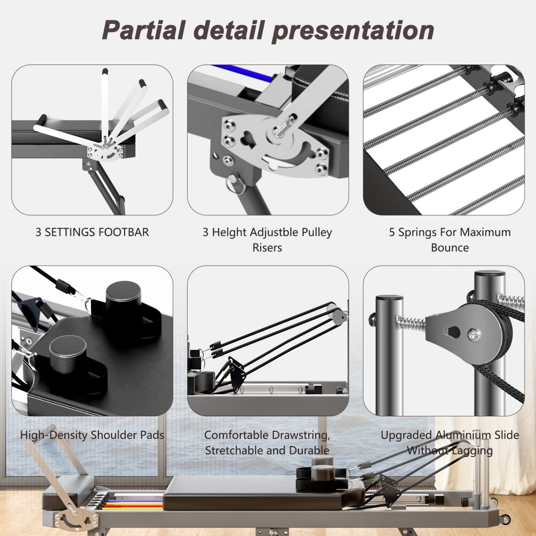 Foldable Pilates Reformer