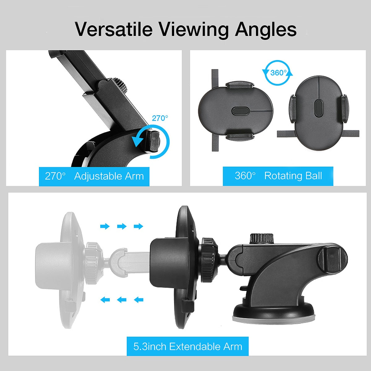 Telescopic Dashboard Phone Holder
