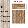 Peel & Stick Wood Floor Tiles