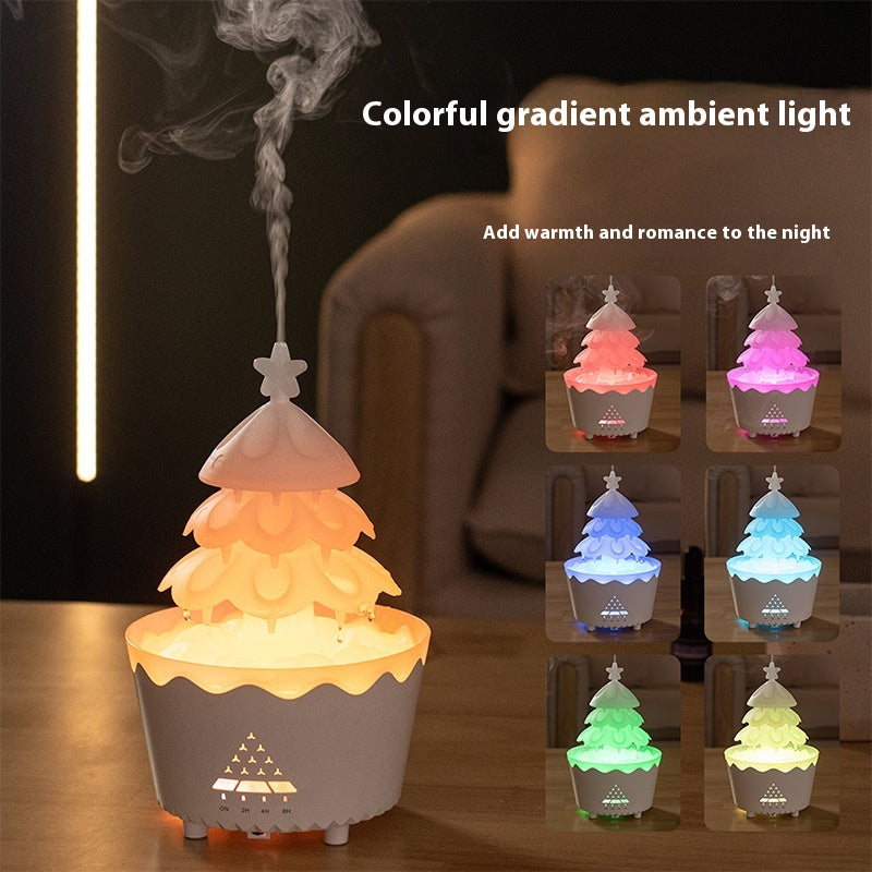 Wood-Grain Aroma Diffuser with Remote