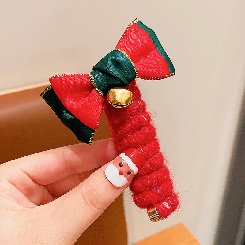 Kids' Christmas Spiral Hair Ties