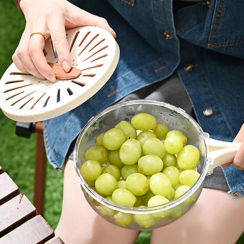 Draining Fruit Basket with Lid
