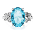 Sea Blue Bow Ring