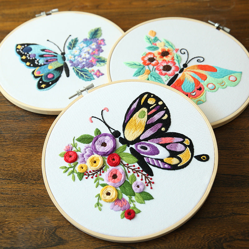 Butterfly Embroidery Kit