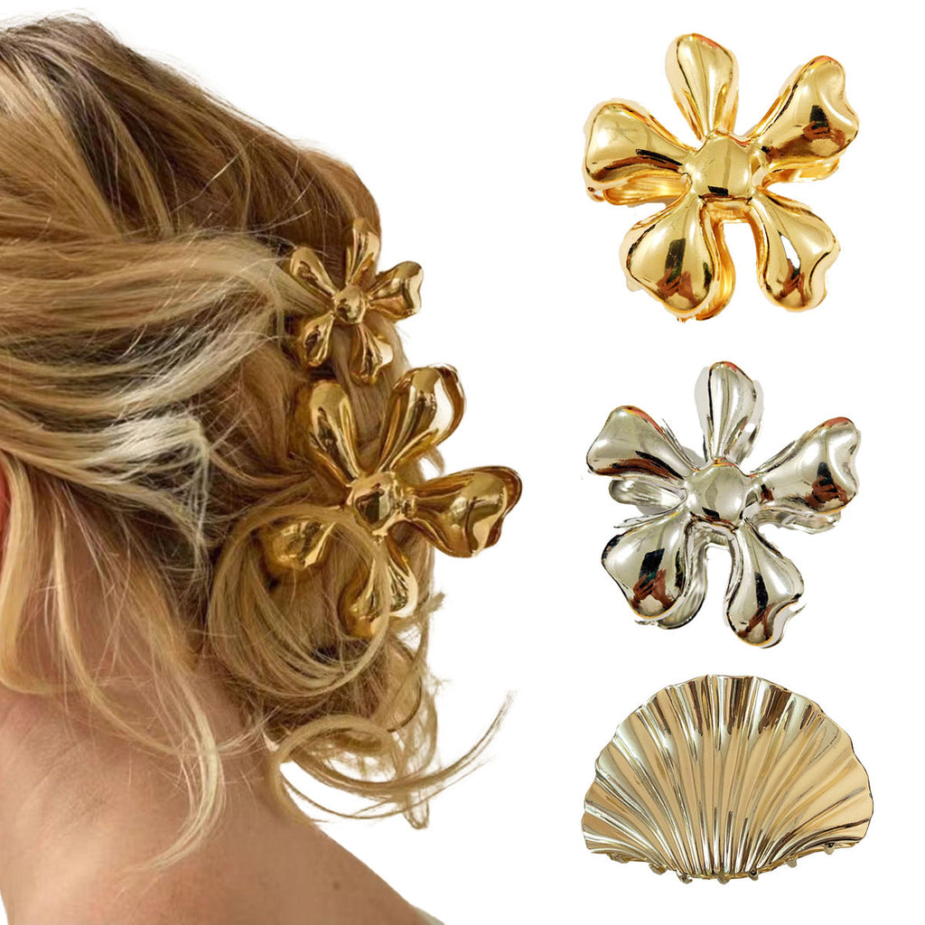 Seashell Metal Hair Claw