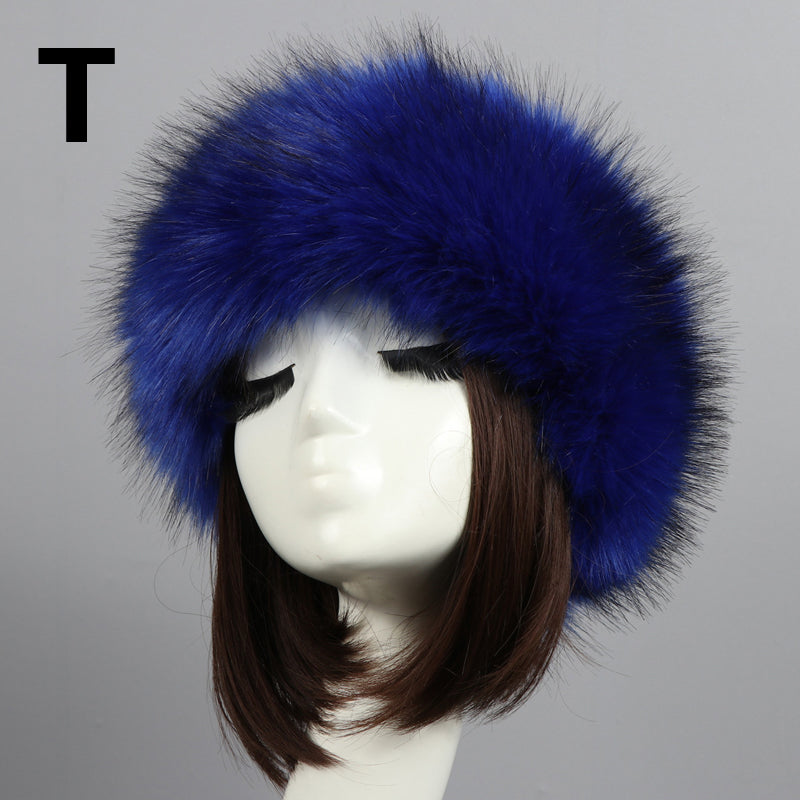 Faux Fur Open-Top Hat