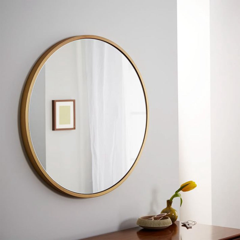 Round Metal Wall Mirror