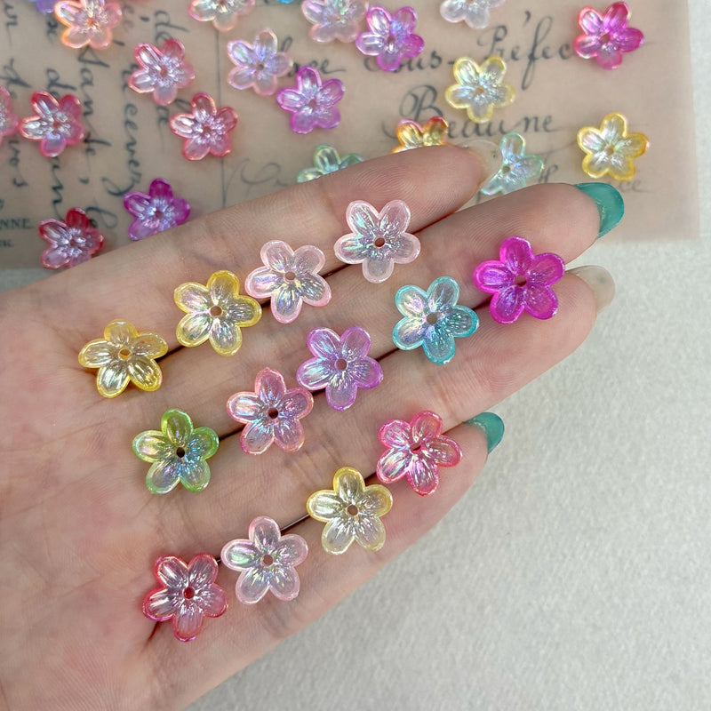 Glow-in-the-Dark Flower Beads
