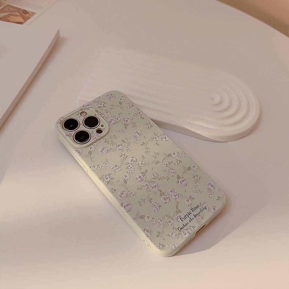 Vintage Embroidered Floral Phone Case