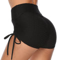 Women's Textured Drawstring Gym Shorts