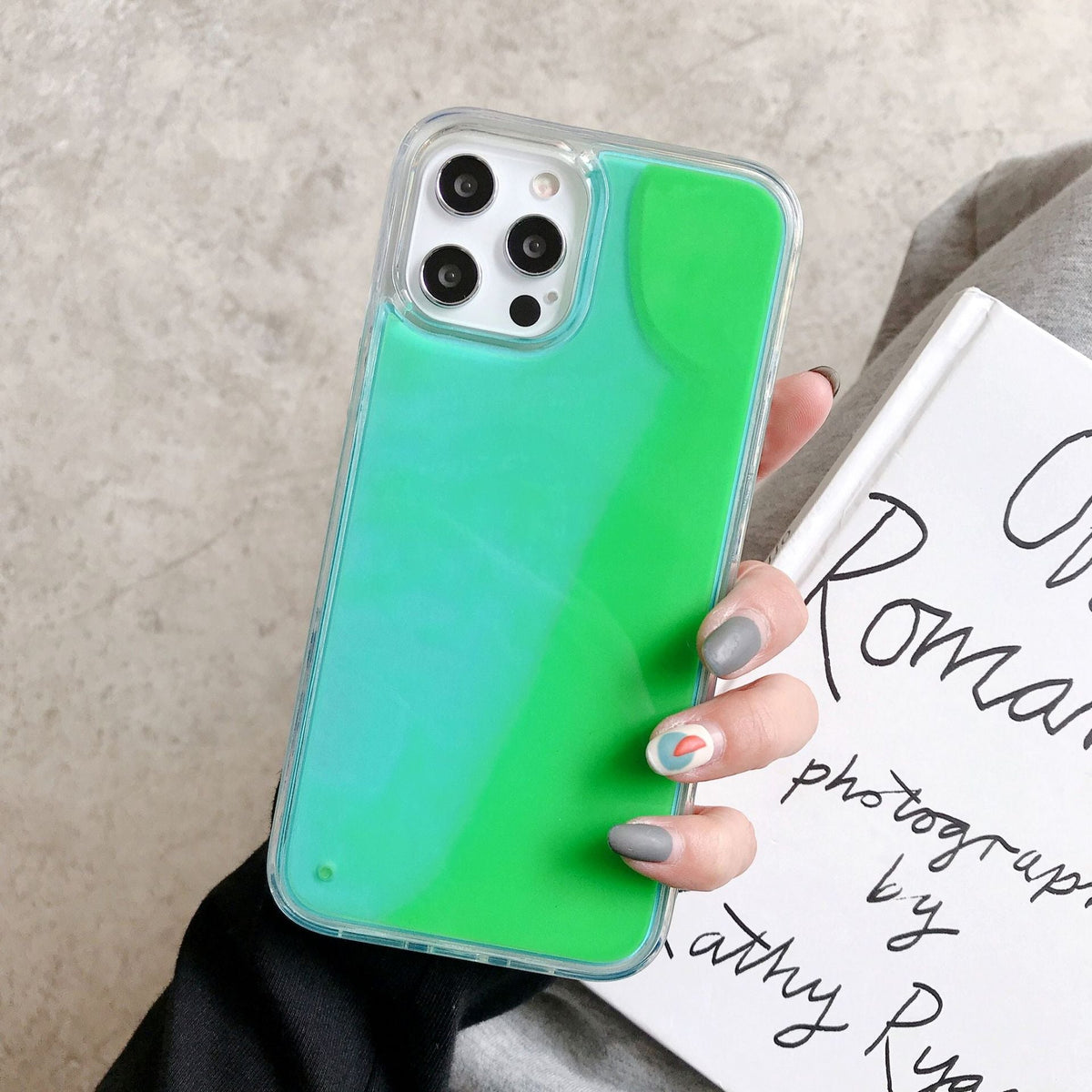 Glow-in-the-Dark Glitter Quicksand Case